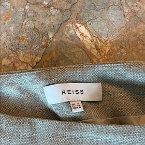 Reiss Light Gray Textured Fabric